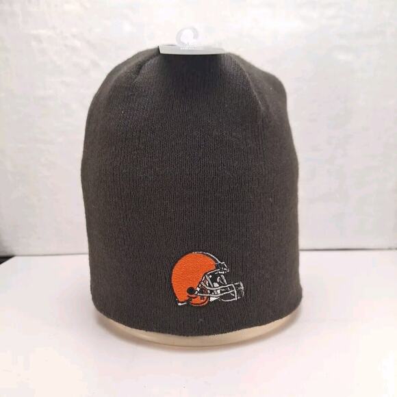 Reebok Other - Reebok Cleveland Browns Knit Beanie Winter Hat Skull Cap OSFM